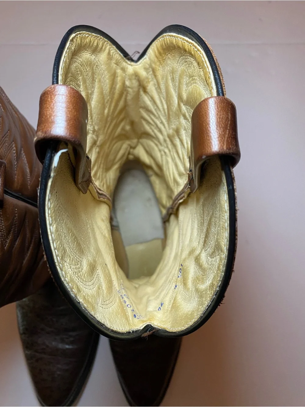 Mason Made in USA Brown Leather Western Boots size 10.5 D